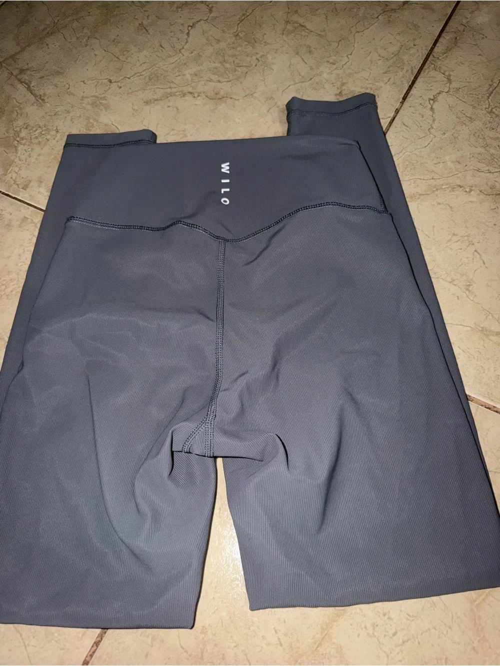 WILO High-Waisted Gray leggings - Picture 1 of 4